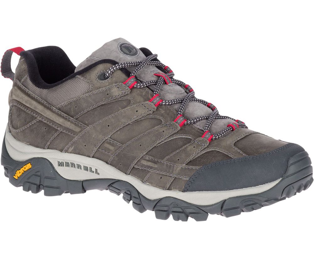 Buty Trekkingowe Merrell Męskie Szare - Moab 2 Prime Waterproof - 234570-ZNI